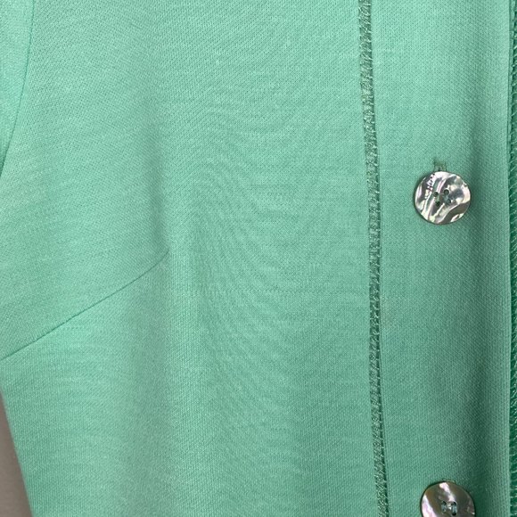 Vintage 60s David Crystal Fashion Collared Button Front Dress - Picture 11 of 15